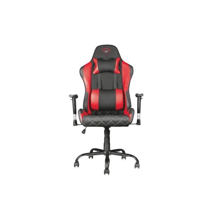 SILLA GAMER TRUST GAMING GXT 707R RED - GIRATORIA 360º - CILINDRO GAS CLASE 4 - ASIENTO RECLINABLE - BASTIDOR METÁLICO - PESO MÁX. 150KG 1