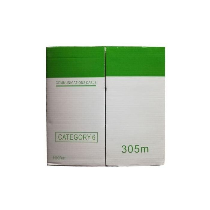 BOBINA CABLE UTP CAT 6 305M BARE SVEON SVBOB-002 - COBRE - CABLE DE CONEXIÓN ETHERNET CON ALIVIO DE TENSIÓN MOLDEADO BOBINA CABLE UTP CAT 6 305M BARE SVEON SVBOB-002 - COBRE - CABLE DE CONEXIÓN ETHERNET CON ALIVIO DE TENSIÓN MOLDEADO