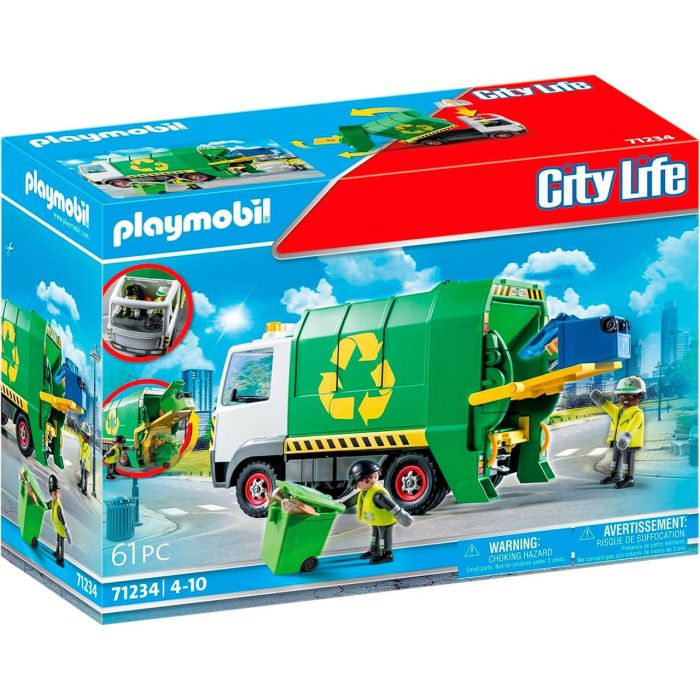 Camión De Reciclaje City Life 71234 Playmobil Camión De Reciclaje City Life 71234 Playmobil