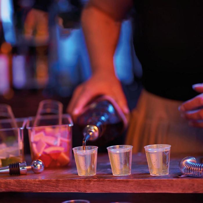 Algon Set 24 Vasos Chupito PP 30 ml Transparentes (24 Unidades) Algon Set 24 Vasos Chupito PP 30 ml Transparentes (24 Unidades)