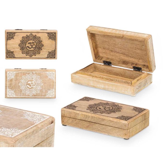 Caja rectangular pequeña Giftdecor 17.5x4x10 cm, madera, colores surtidos (12 Unidades) Caja rectangular pequeña Giftdecor 17.5x4x10 cm, madera, colores surtidos (12 Unidades)