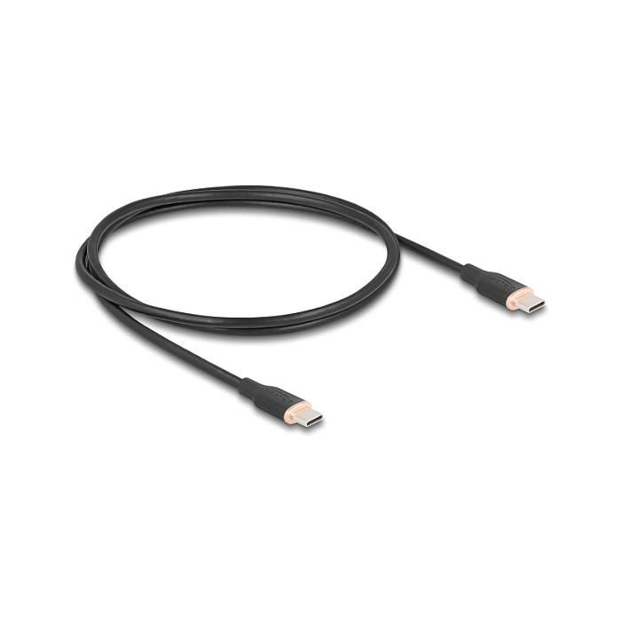 DeLOCK Cable USB-C a USB-C 81238 USB 2.0 PD 3.0 Carga Rápida 60W 1 m Negro para Carga y Datos 0 DeLOCK Cable USB-C a USB-C 81238 USB 2.0 PD 3.0 Carga Rápida 60W 1 m Negro para Carga y Datos 0