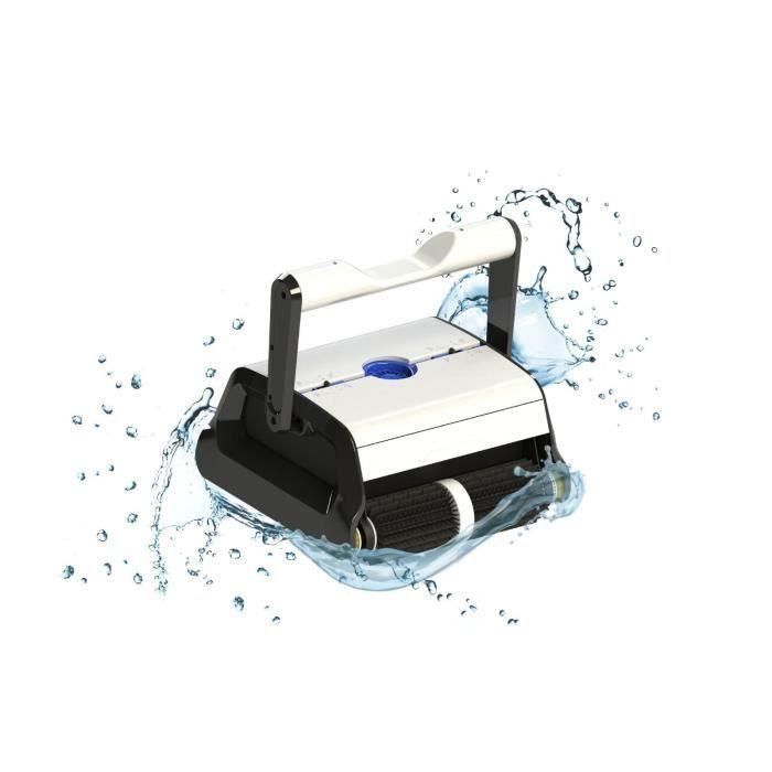 BESTWAY CleanO₂ Robot Limpiafondos Eléctrico, 2 Motores Fondo y Pared, Piscinas hasta 120m², Todo Tipo Superficies, Ahorro Energía 1