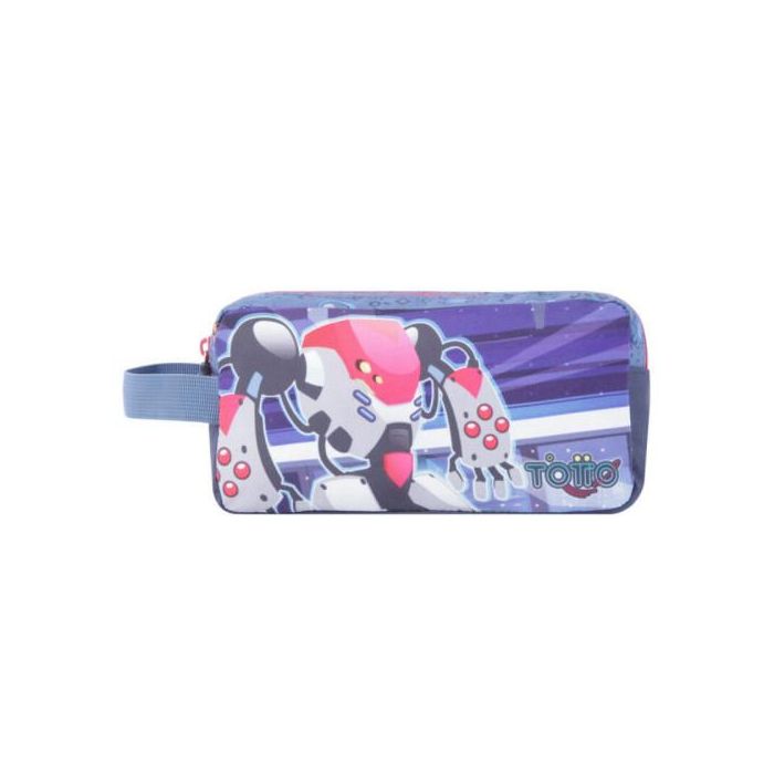 Totto Estuche Escolar Dos Compartimentos Atlas AJ52ATA001-2210-2JW Colores Variados 2