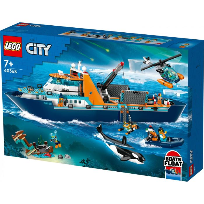 LEGO City 60368 The Arctic Exploration Ship, gran juguete de bote flotante para niños 7 LEGO City 60368 The Arctic Exploration Ship, gran juguete de bote flotante para niños 7