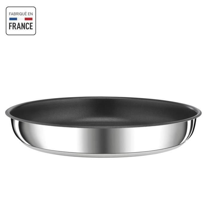 Tefal L9730602 Ingenio Poele 28 cm, rebelión no estancada, mango vendida por separado, todos los incendios, incluida la inducción, hechas en Francia