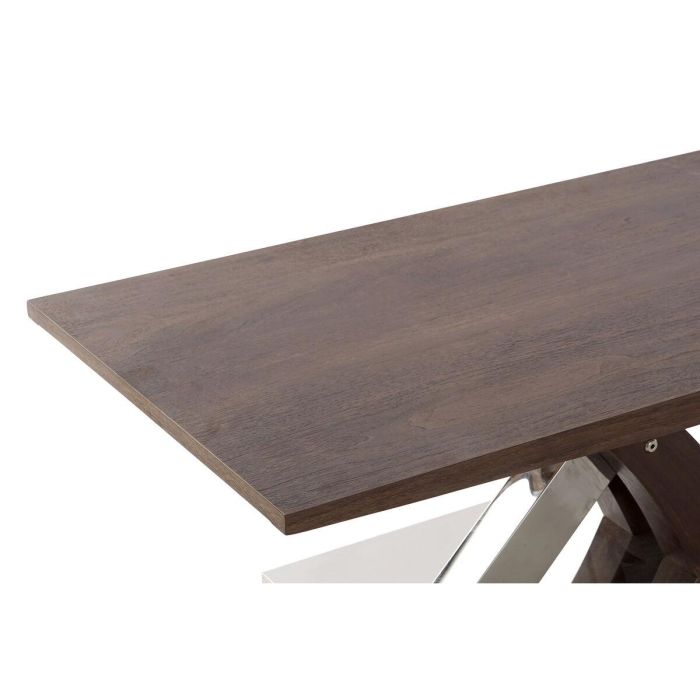 Mesa de Comedor DKD Home Decor Madera Acero 120 x 60 x 43,5 cm 1 Mesa de Comedor DKD Home Decor Madera Acero 120 x 60 x 43,5 cm 1