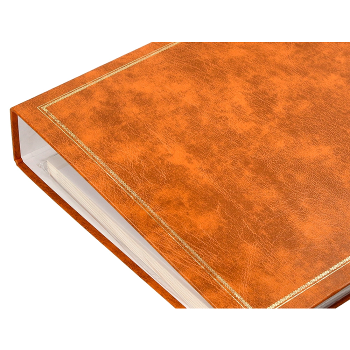 Liderpapel Álbum de Fotos Serie Classic con Anillas y 20 Hojas Autoadhesivas, Color Marrón 6