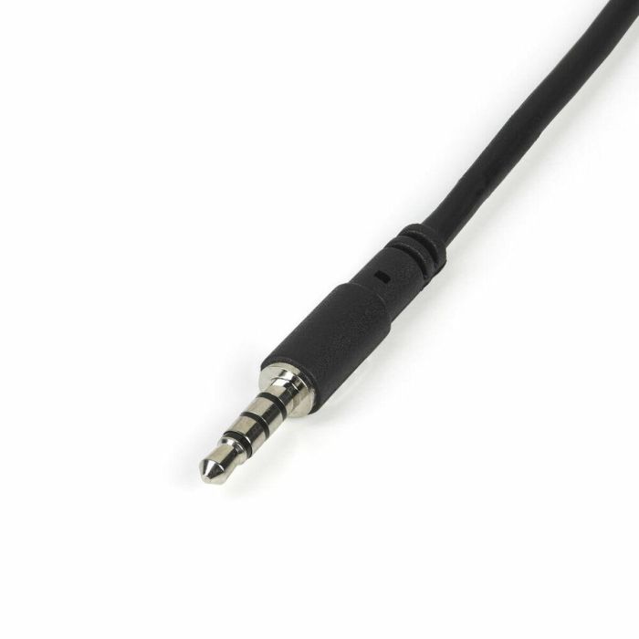 Adaptador Audio Jack Startech MUYHSMFF Negro 0,2 m 3 Adaptador Audio Jack Startech MUYHSMFF Negro 0,2 m 3