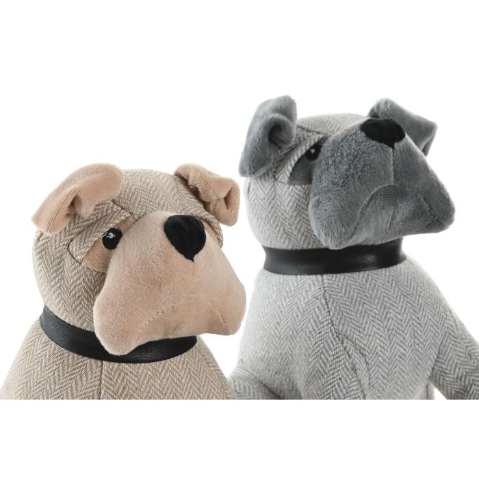 Sujetapuertas Loft DKD Home Decor Marron Gris 22 x 22 x 16 cm (4 Unidades) 1 Sujetapuertas Loft DKD Home Decor Marron Gris 22 x 22 x 16 cm (4 Unidades) 1