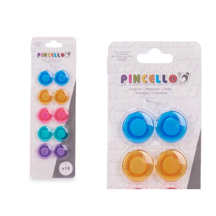 Set 10 Imanes Magneticos Pastel Peq Pincello 2X6CM (36 Unidades) 2 Set 10 Imanes Magneticos Pastel Peq Pincello 2X6CM (36 Unidades) 2