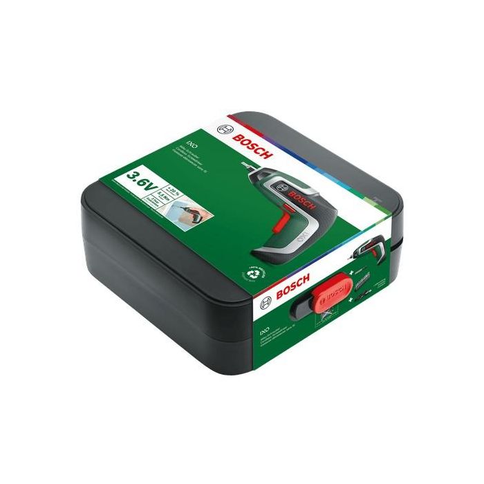Bosch AUC4053423234589 Atornillador inalámbrico IXO 7 con 10 puntas y caja de almacenamiento 2