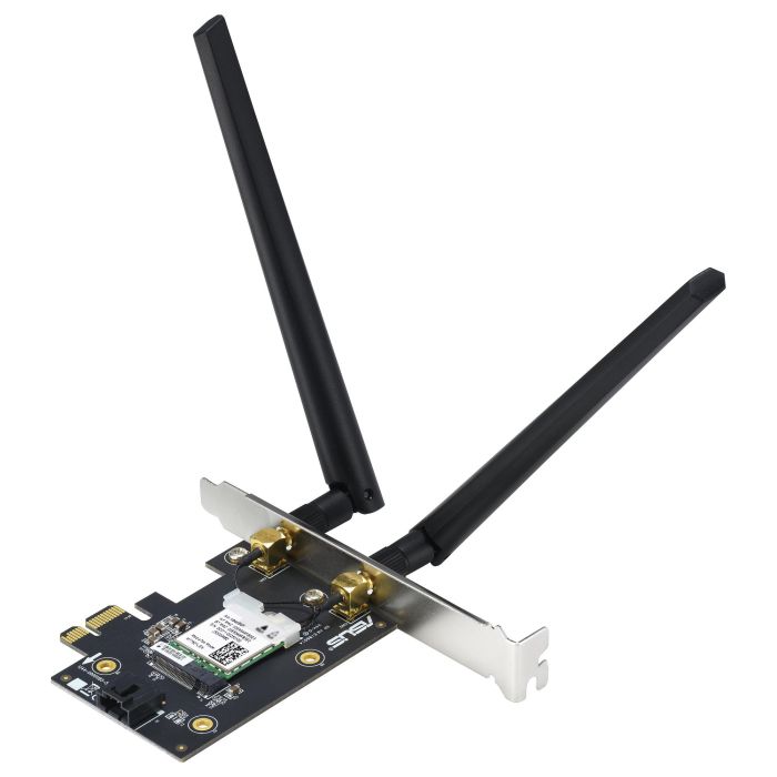 Asus Tarjeta de Red Inalámbrica PCI Express PCE-AX1800 / 1800Mbps / 2.4/5GHz Wi-Fi 6 Bluetooth 5.2 3