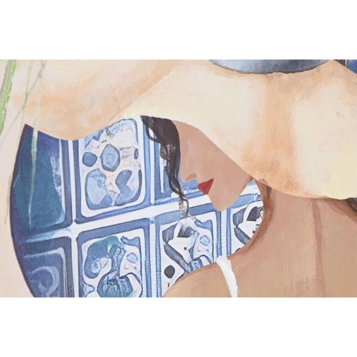DKD Home Decor Cuadro de Pared Tropical Decorativo en Lienzo y PS, Tonos Azul y Verde, Dimensiones 120x80x3.5 cm, Set de 2 Unidades 2 DKD Home Decor Cuadro de Pared Tropical Decorativo en Lienzo y PS, Tonos Azul y Verde, Dimensiones 120x80x3.5 cm, Set de 2 Unidades 2
