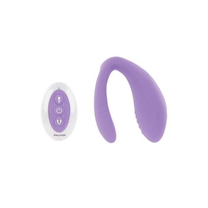 Vibrador Doble Estimulación Evolved Morado 18