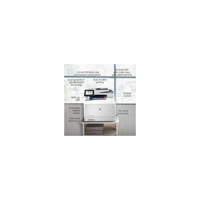 HP Color LaserJet Pro MFP M479dw 3in1 A4 LAN WiFi Duplex ADF 27ppm 600x600dpi