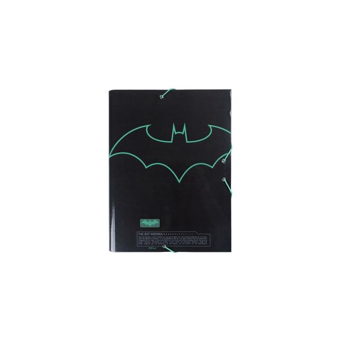 Carpeta Batman A4 Negro (24 x 34 x 4 cm)