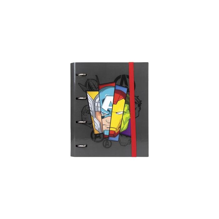 Carpeta de anillas The Avengers A4 Negro (26 x 32 x 4 cm) Carpeta de anillas The Avengers A4 Negro (26 x 32 x 4 cm)