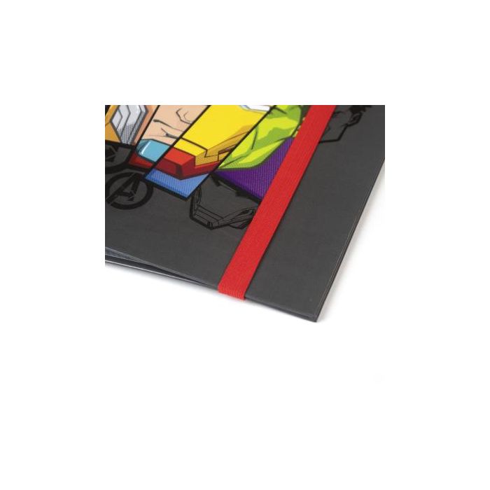 Carpeta de anillas The Avengers A4 Negro (26 x 32 x 4 cm) 3 Carpeta de anillas The Avengers A4 Negro (26 x 32 x 4 cm) 3