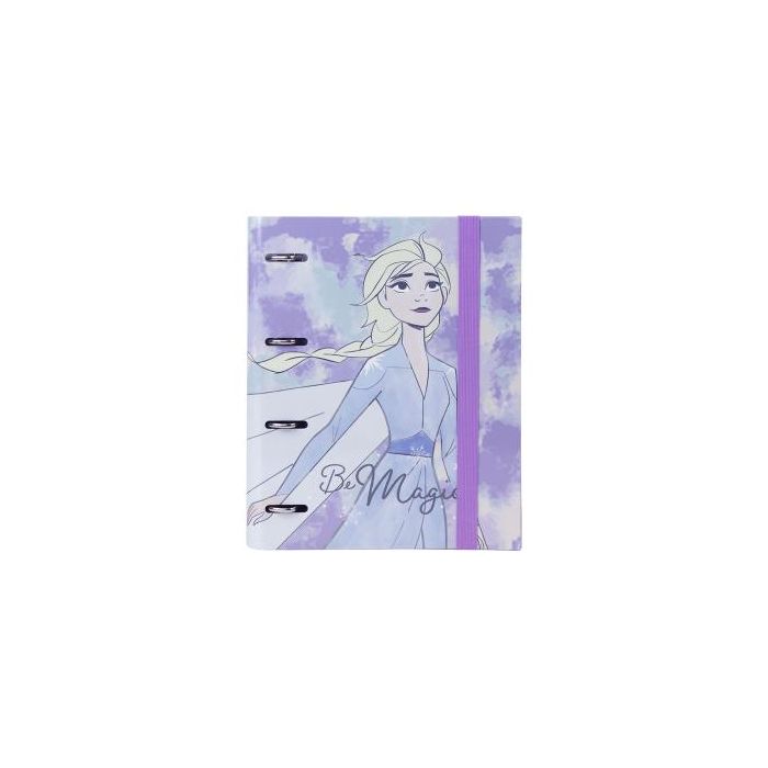 Carpeta de anillas Frozen A4 Lila (26 x 32 x 4 cm) Carpeta de anillas Frozen A4 Lila (26 x 32 x 4 cm)