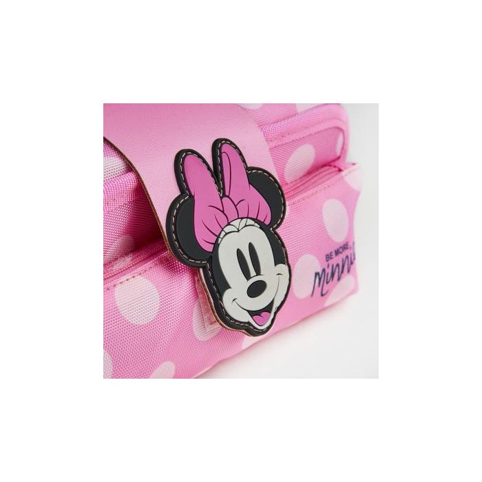 Estuche Escolar Minnie Mouse Rosa (22 x 12 x 7 cm) 4