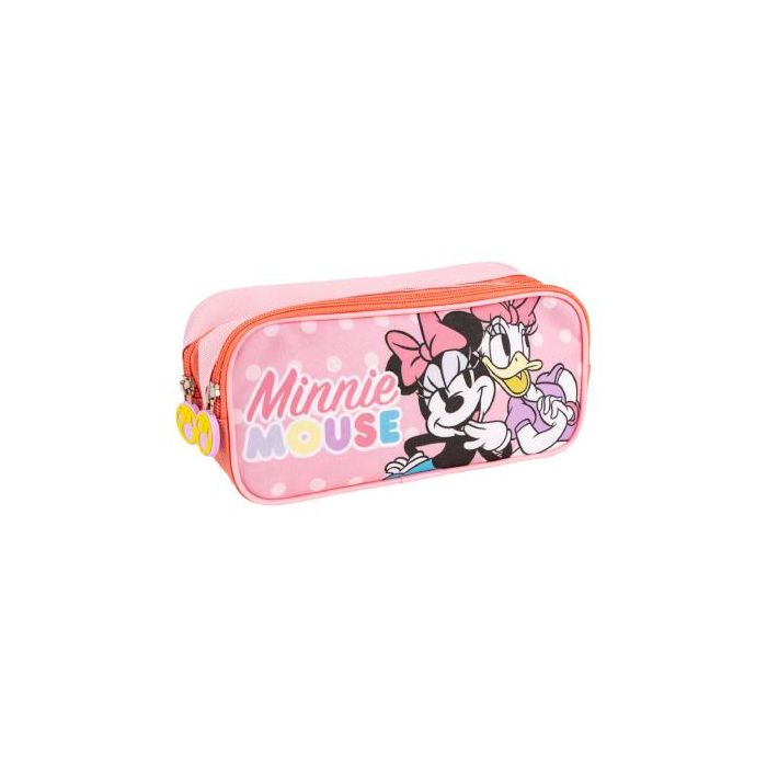 Portatodo Doble Minnie Mouse Rosa 22,5 x 8 x 10 cm