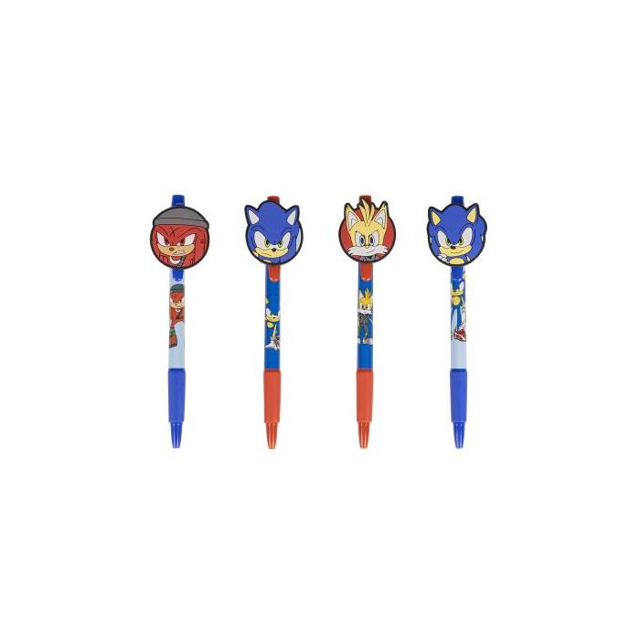 Set de Bolígrafos Sonic 4 Piezas Multicolor 1