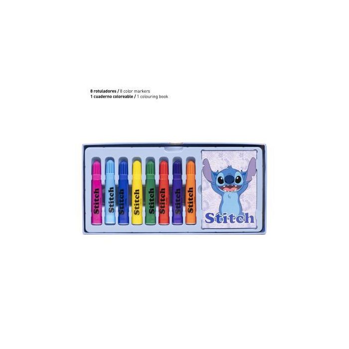 Set de Papelería Stitch Azul claro 3