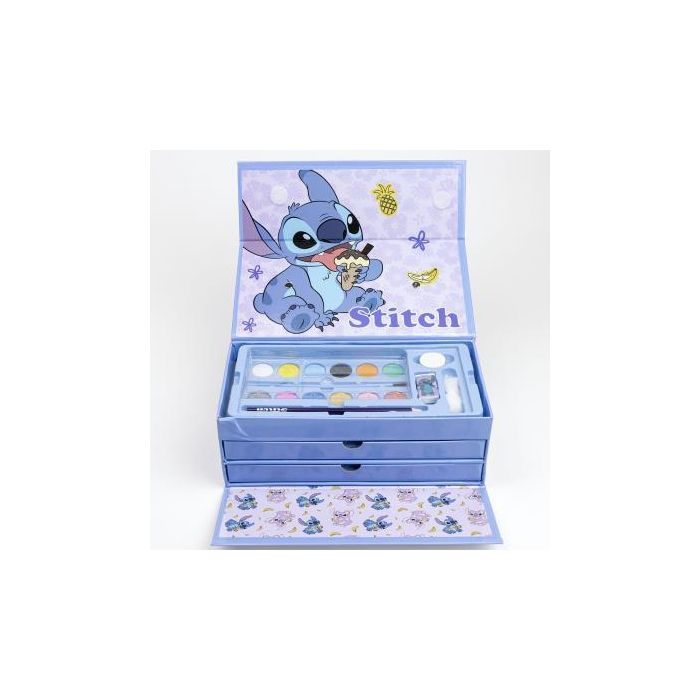 Set de Papelería Stitch Azul claro 5