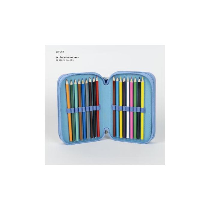 Plumier Con Accesorios Giotto Stitch Lila 3