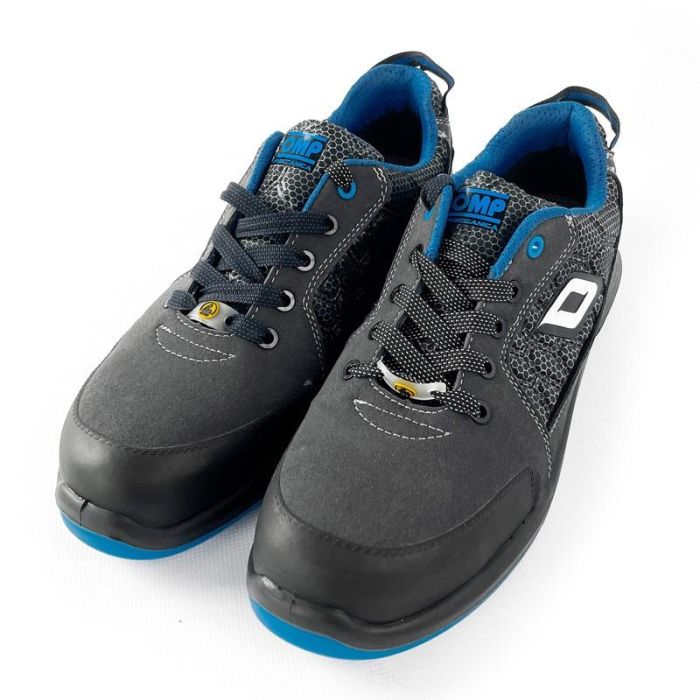 Zapatillas De Trabajo Seguridad S1P Pro Sport Talla 48 gris-Azul Omp Meccanica OMPS90014817 1