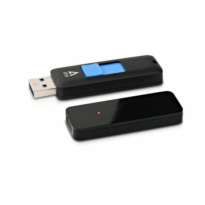 Pendrive V7 J153269 USB 3.0 Azul Negro 8 GB 2