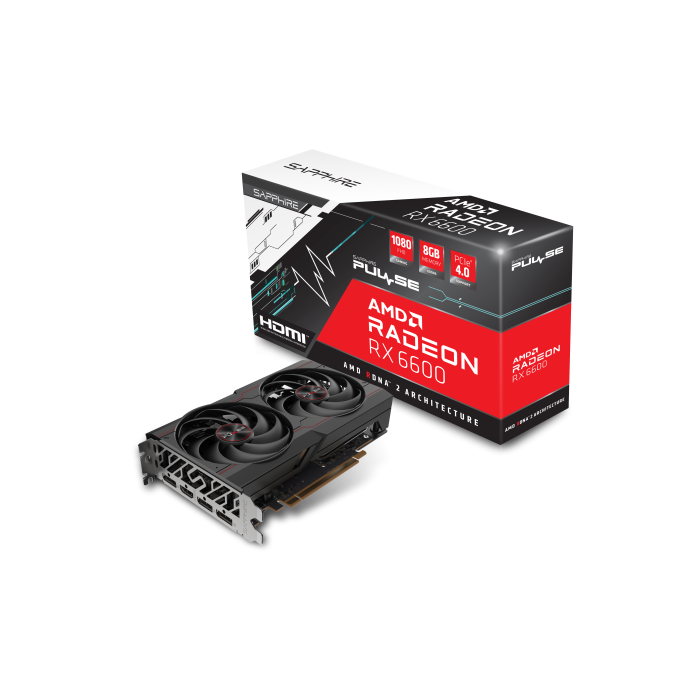 Sapphire PULSE Radeon RX 6600 AMD 8 GB GDDR6 6