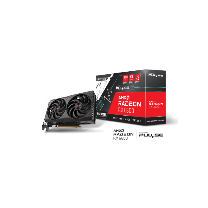 Sapphire PULSE Radeon RX 6600 AMD 8 GB GDDR6 7