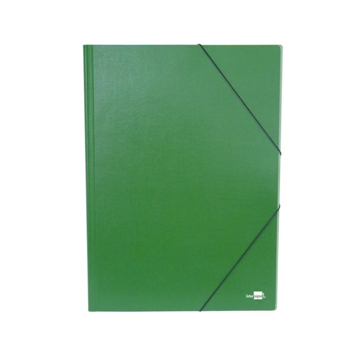 Carpeta Planos Liderpapel A3 Carton Gofrado N 12 Verde