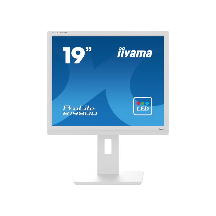 iiyama ProLite B1980D-W5 pantalla para PC 48,3 cm (19") 1280 x 1024 Pixeles SXGA LCD Blanco 1