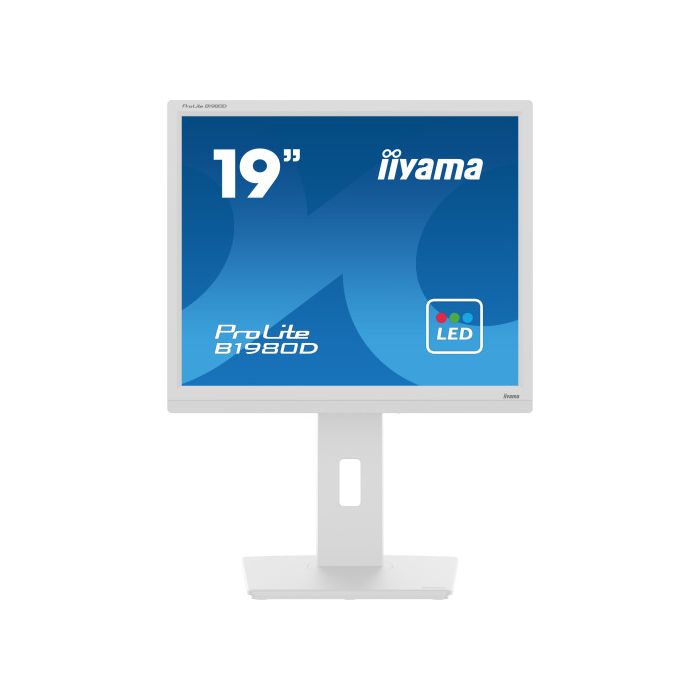 iiyama ProLite B1980D-W5 pantalla para PC 48,3 cm (19") 1280 x 1024 Pixeles SXGA LCD Blanco 2