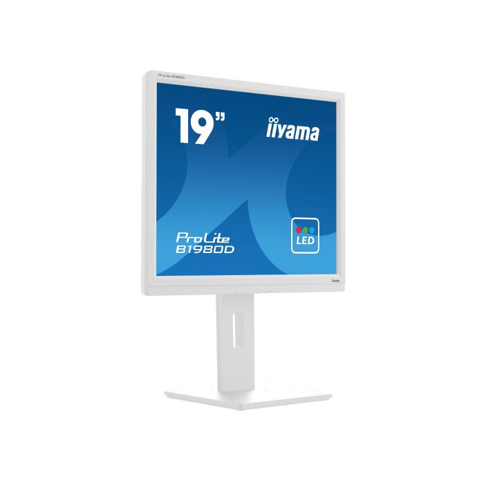 iiyama ProLite B1980D-W5 pantalla para PC 48,3 cm (19") 1280 x 1024 Pixeles SXGA LCD Blanco 3