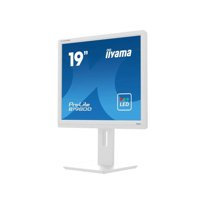 iiyama ProLite B1980D-W5 pantalla para PC 48,3 cm (19") 1280 x 1024 Pixeles SXGA LCD Blanco 5