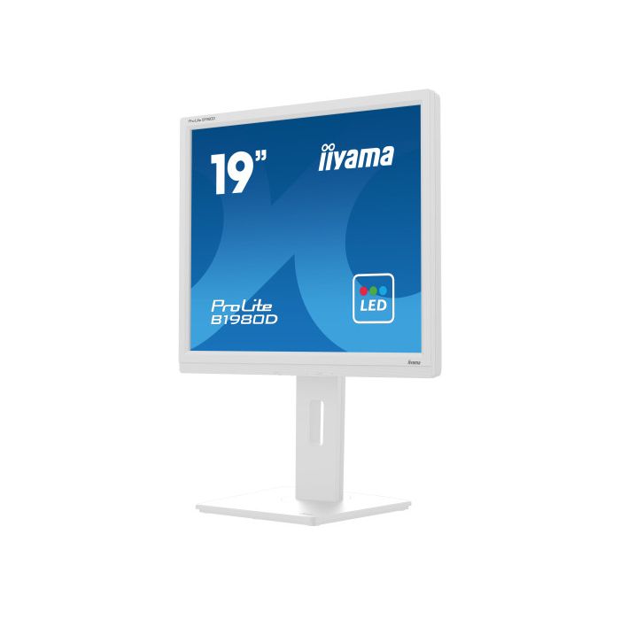 iiyama ProLite B1980D-W5 pantalla para PC 48,3 cm (19") 1280 x 1024 Pixeles SXGA LCD Blanco 6