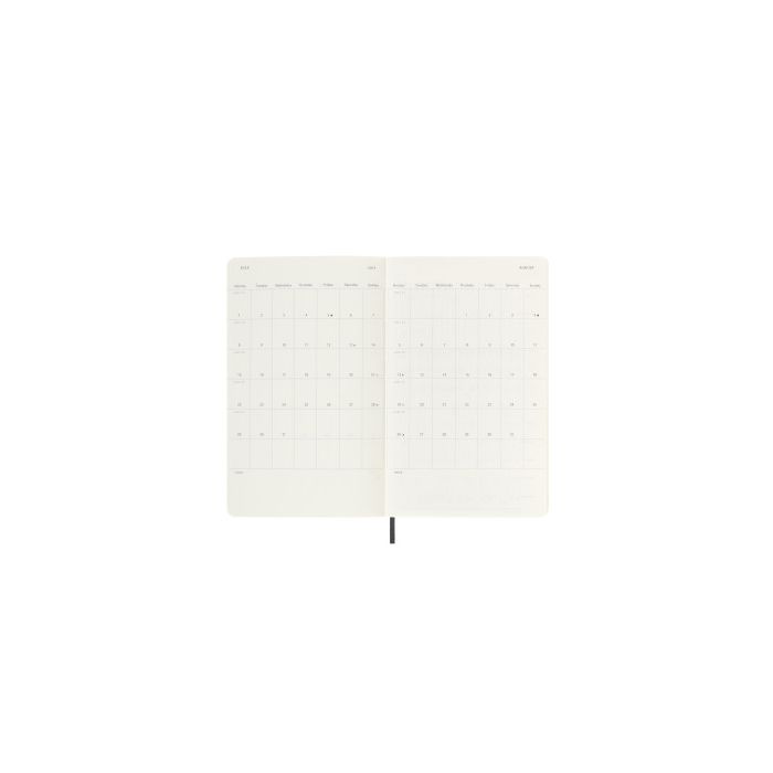 Agenda 2024 Tapa Blanda 12 Meses Diaria L (13 X 21 Cm) Negra Moleskine DSB12DC3Y24