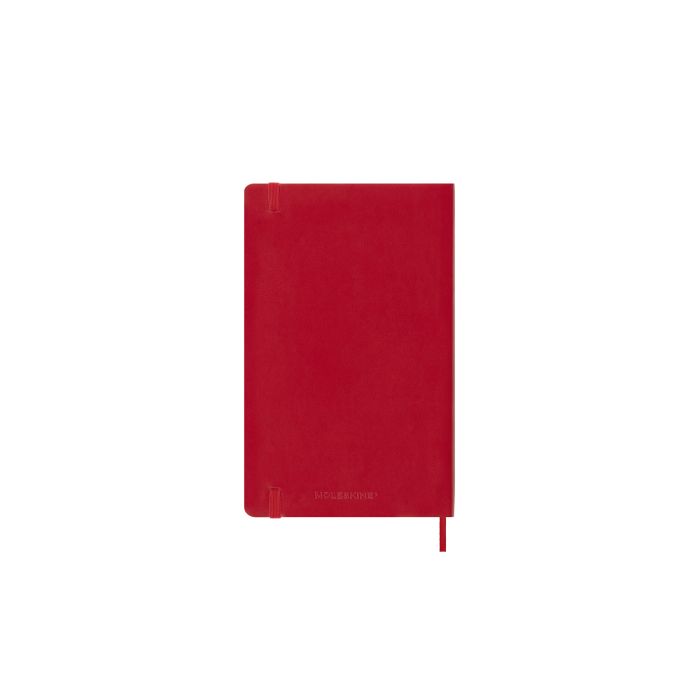 Agenda 2024 Tapa Blanda 12 Meses Diaria L (13 X 21 Cm) Roja Moleskine DSF212DC3Y24