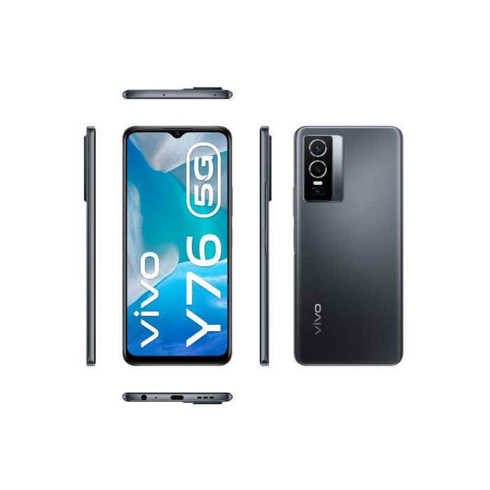 Smartphone Vivo Vivo Y76 5G Negro 6,58“ 8 GB RAM Octa Core MediaTek Dimensity 6,6" 1 TB 256 GB 6