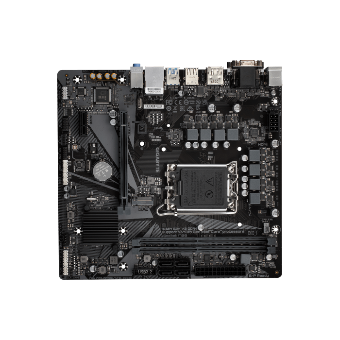 Gigabyte H610M S2H V2 DDR4 (rev. 1.0) Intel H610 Express LGA 1700 micro ATX 4