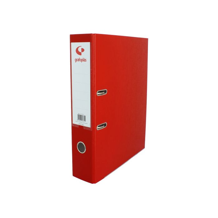 Archivador Palanca 65 Color Rojo Folio Lomo Ancho 290X350X75 Grafoplas 17279551 1