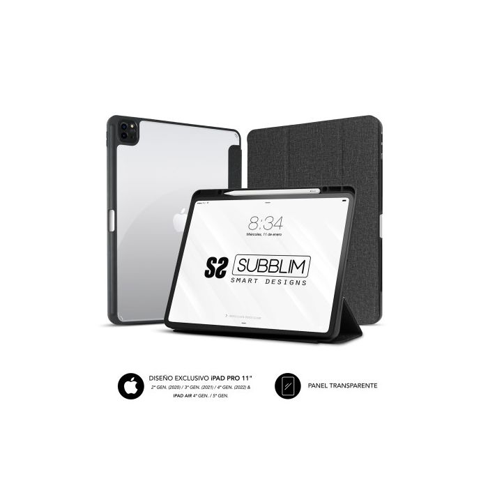 SUBBLIM Funda Tablet Clear Shock Case Ipad Pro 11" 2022/2021/2020 1