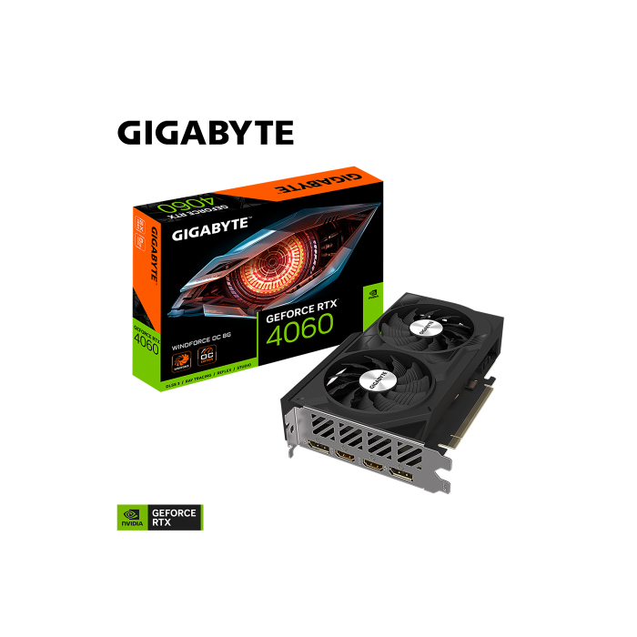 Gigabyte GeForce RTX 4060 WINDFORCE OC 8G NVIDIA 8 GB GDDR6 1