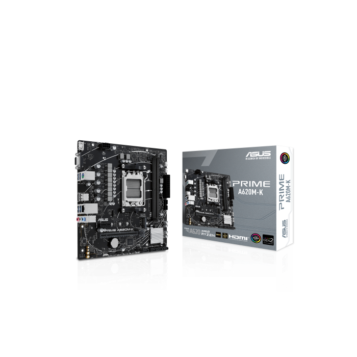ASUS PRIME A620M-K AMD A620 Zócalo AM5 micro ATX 7
