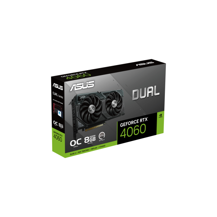 ASUS Dual -RTX4060-O8G NVIDIA GeForce RTX­ 4060 8 GB GDDR6 12