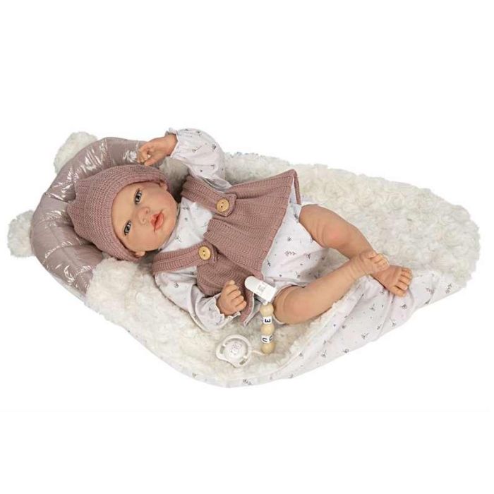 Muñeca reborn sandra con manta 40 cm.cuerpo blando 33 Muñeca reborn sandra con manta 40 cm.cuerpo blando 33